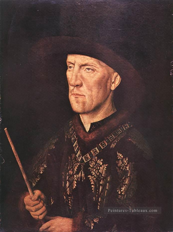 Portrait de Baudouin de Lannoy Renaissance Jan van Eyck Peintures à l'huile